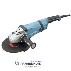 Makita GA9030SF01 Haakse slijper 230mm 2400W met lepelschakelaar.