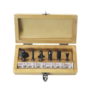 Perel frezenset 6 delig stift ø 6