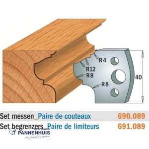 CMT Profielmessen I=40x4mm 2 stuks nr.089