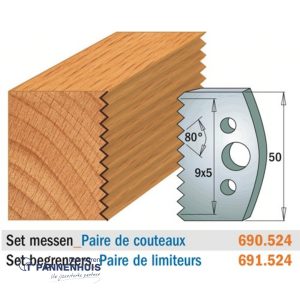 CMT Profielmessen I=50x4mm 2 stuks nr.524