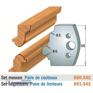 CMT Profielmessen I=50x4mm 2 stuks nr.542
