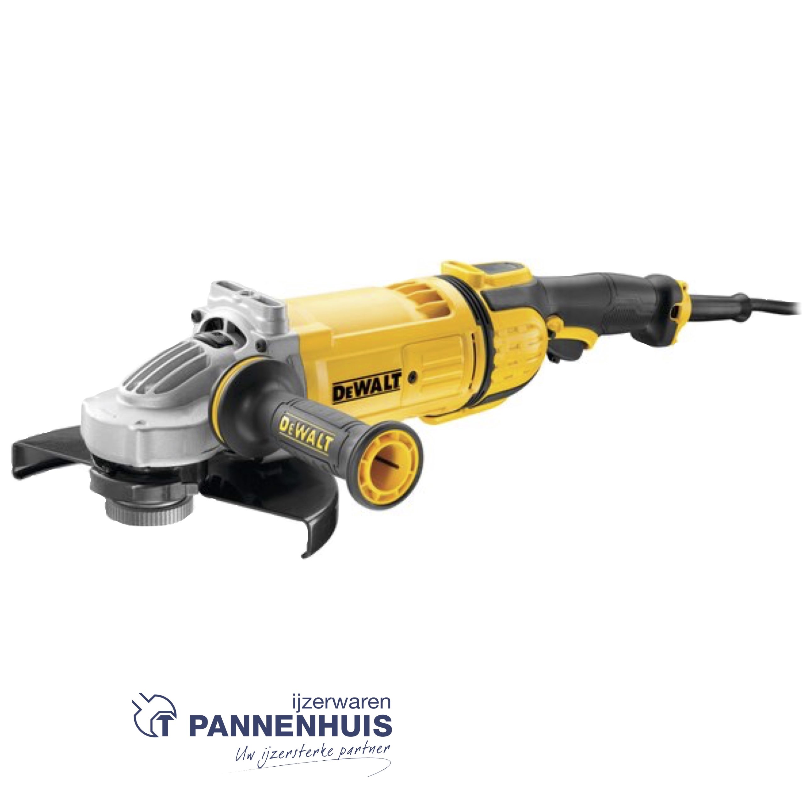 Dewalt DWE4579 Haakse slijper 230mm 2600W met soft start, E-veiligheidskoppeling en overbelastingsbeveiliging