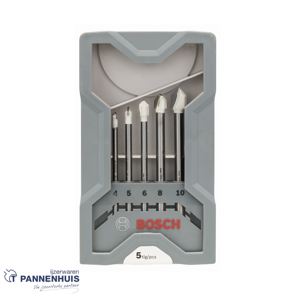 Bosch Tegelboor CYL-9 SoftCeramic, 5 delige set 4,5,6,8,10 - Afbeelding 2