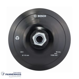 Bosch Steunschijf met klithechtsysteem 115 mm, 13.300 o.p.m