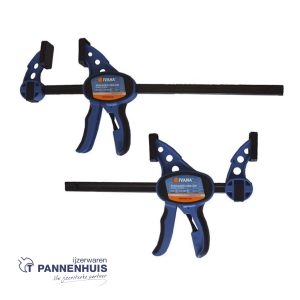 Ivana eenhandslijmklem 300x80mm 180kg