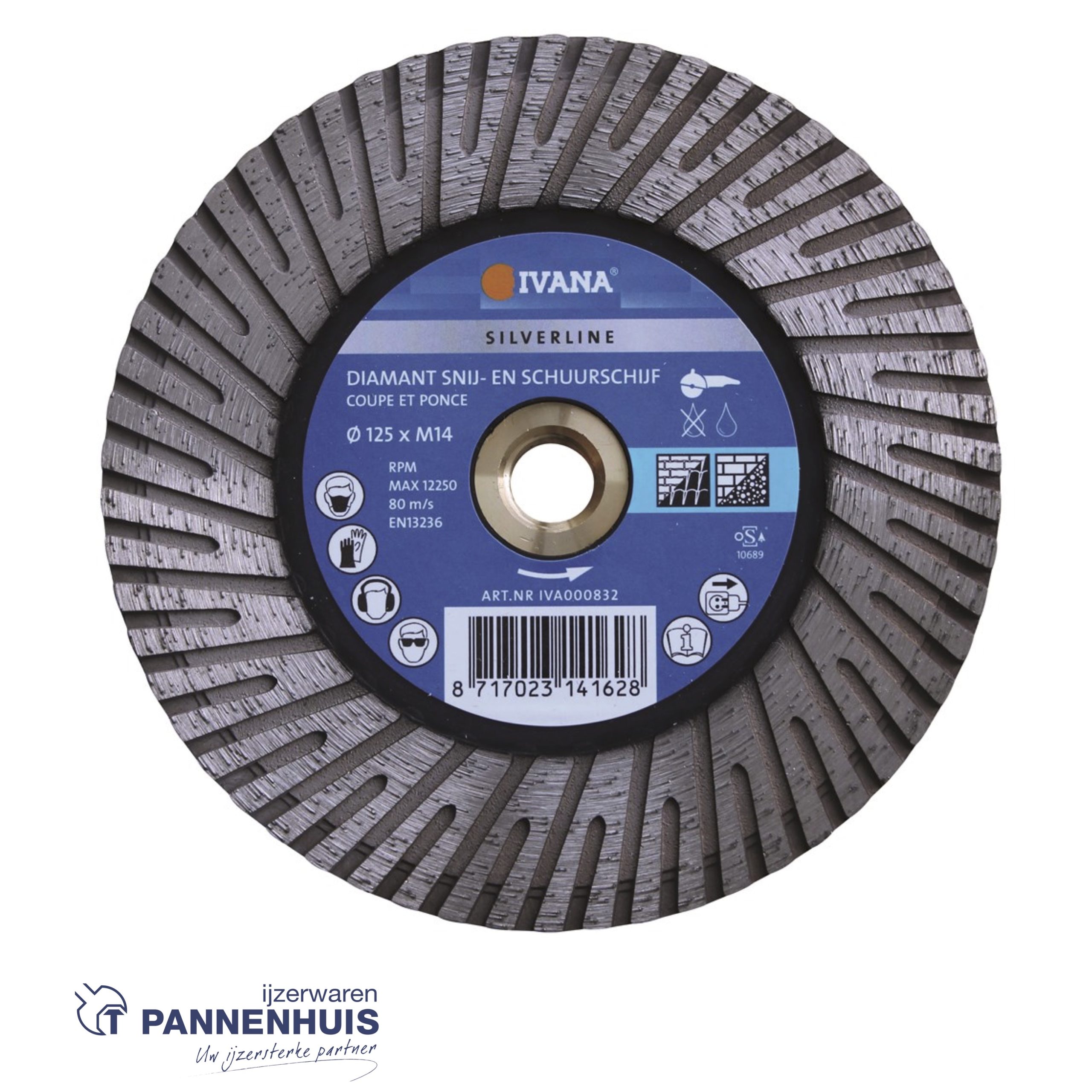 Ivana Diamant Snij- En Schuurschijf 125 mm Silverline Alg Bouwmaterialen