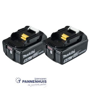 Makita Accu TWINPACK BL1850B 18V 5A x 2