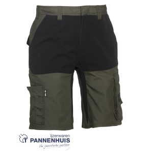 Herock Hespar bermuda Donker Kaki/Zwart 40