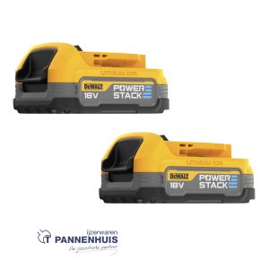 Dewalt DCBP034E2 2x 18V XR Compacte POWERSTACK accu