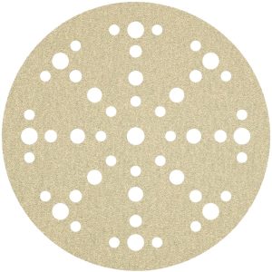 Ivana klittenband rond ø150mm multi-gats korrel 120 (50 st)