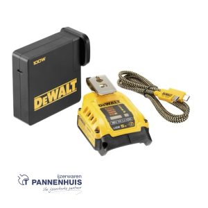 Dewalt DCB094K 18V XR USB-C Laadadapter