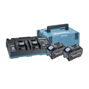 Makita Powerpack XGT 2 x BL4050F + DC40RB