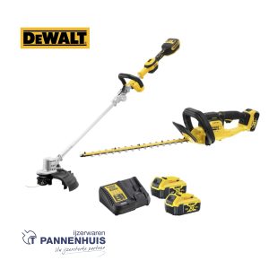 Dewalt DCMST561HT KIT: 18V XR Heggenschaar (DCMHT563) en grastrimmer (DCMST561) (met 2x 5.0Ah accu en lader)
