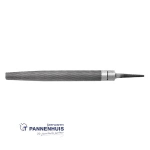 Promat Werkplaatsvijl DIN 7261 lengte 250 mm 25 x 7 mm 3 halfrond