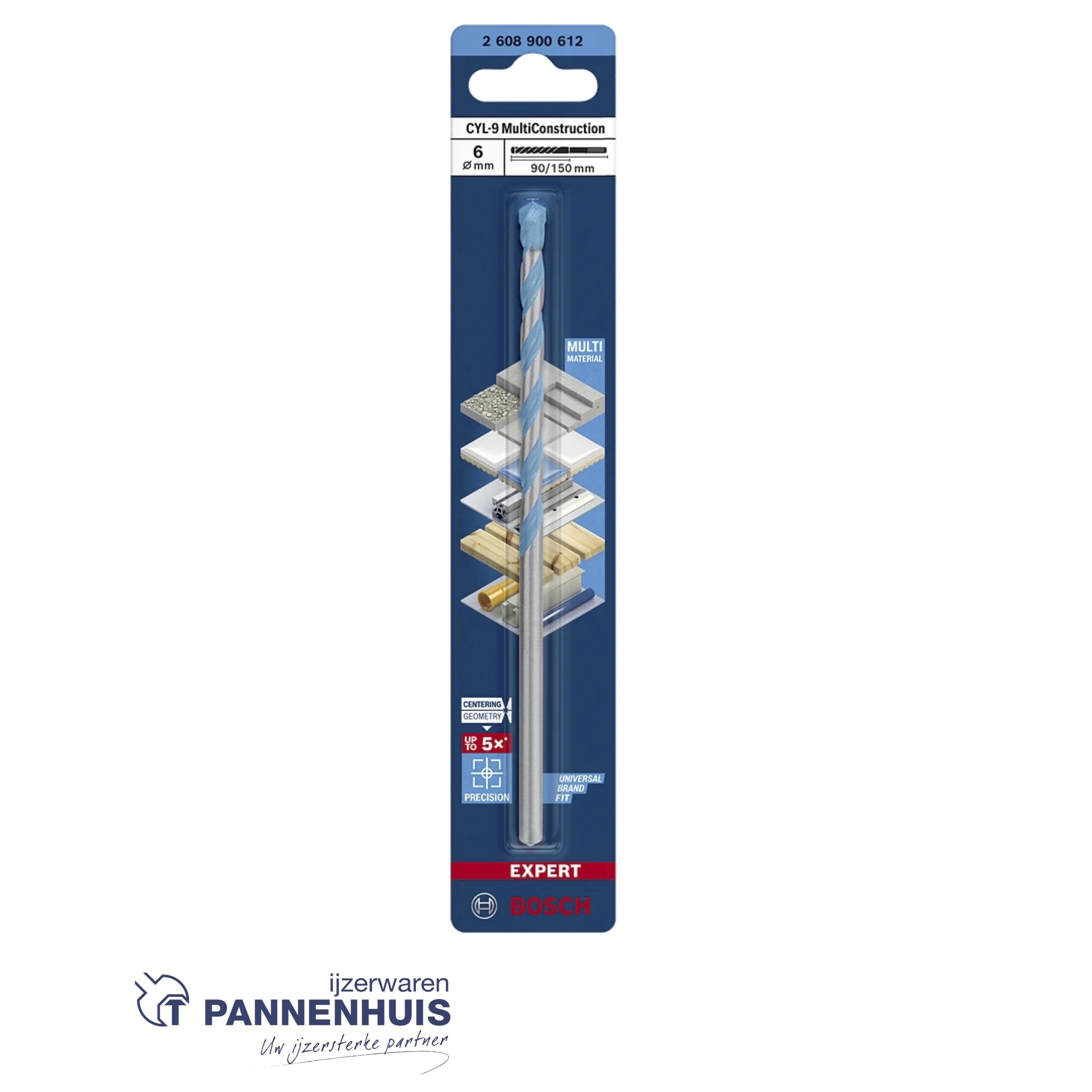 Bosch Boor CYL-9 MultiConstruction 6 x 90x150 - Afbeelding 2