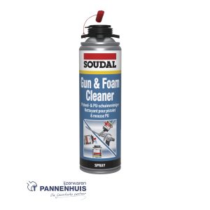 Soudal Gun + Foamclaener 500ml (draaiaansluiting)