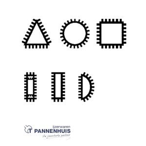 Tecwerk Sleutelvijl-set lengte 100 mm kap 2