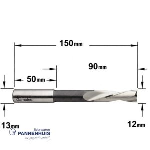 langgatboor gespiraliseerd 12mm schacht 13/50mm links