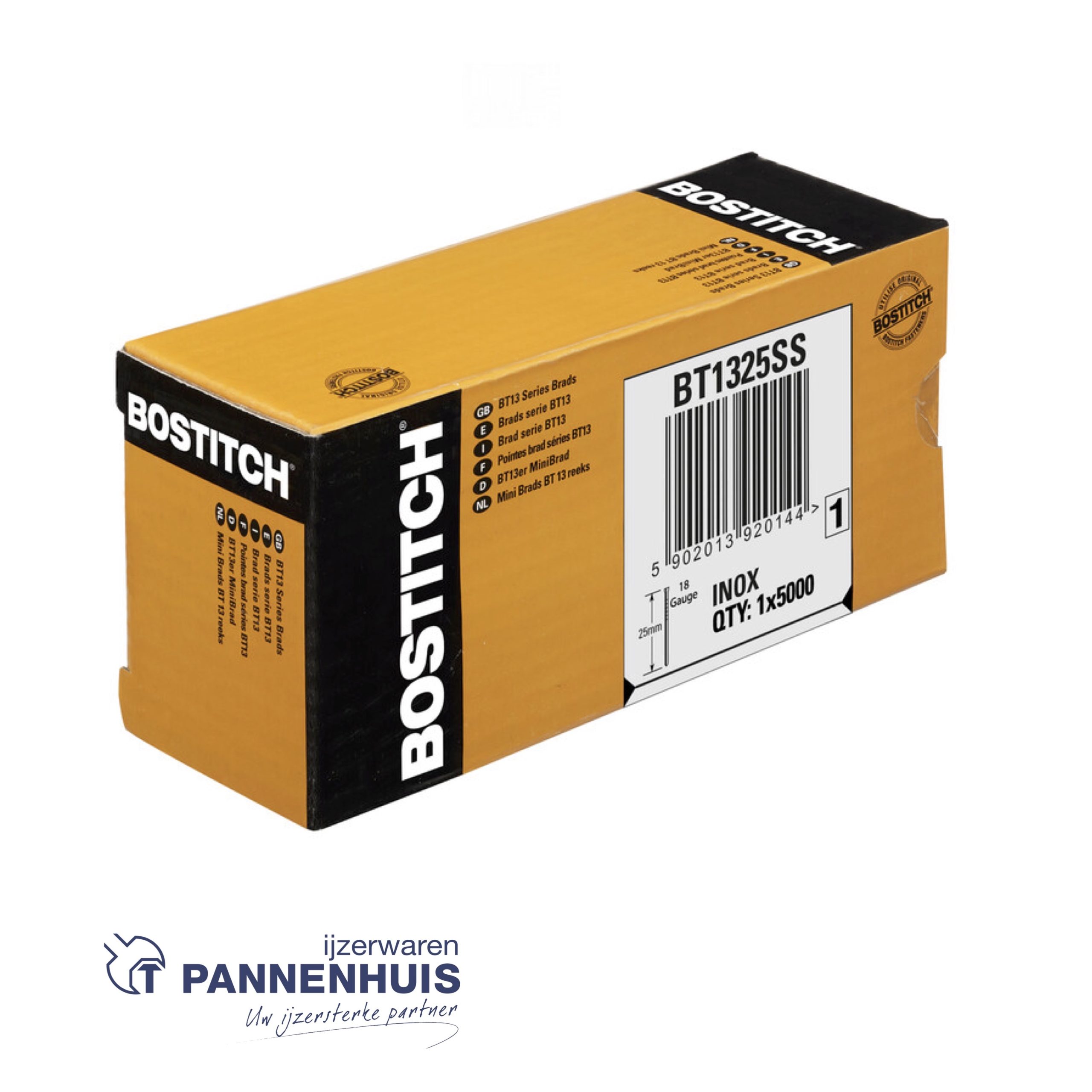 Bostitch nagels F 25 MO INOX (5000st) BT13SS - Afbeelding 2