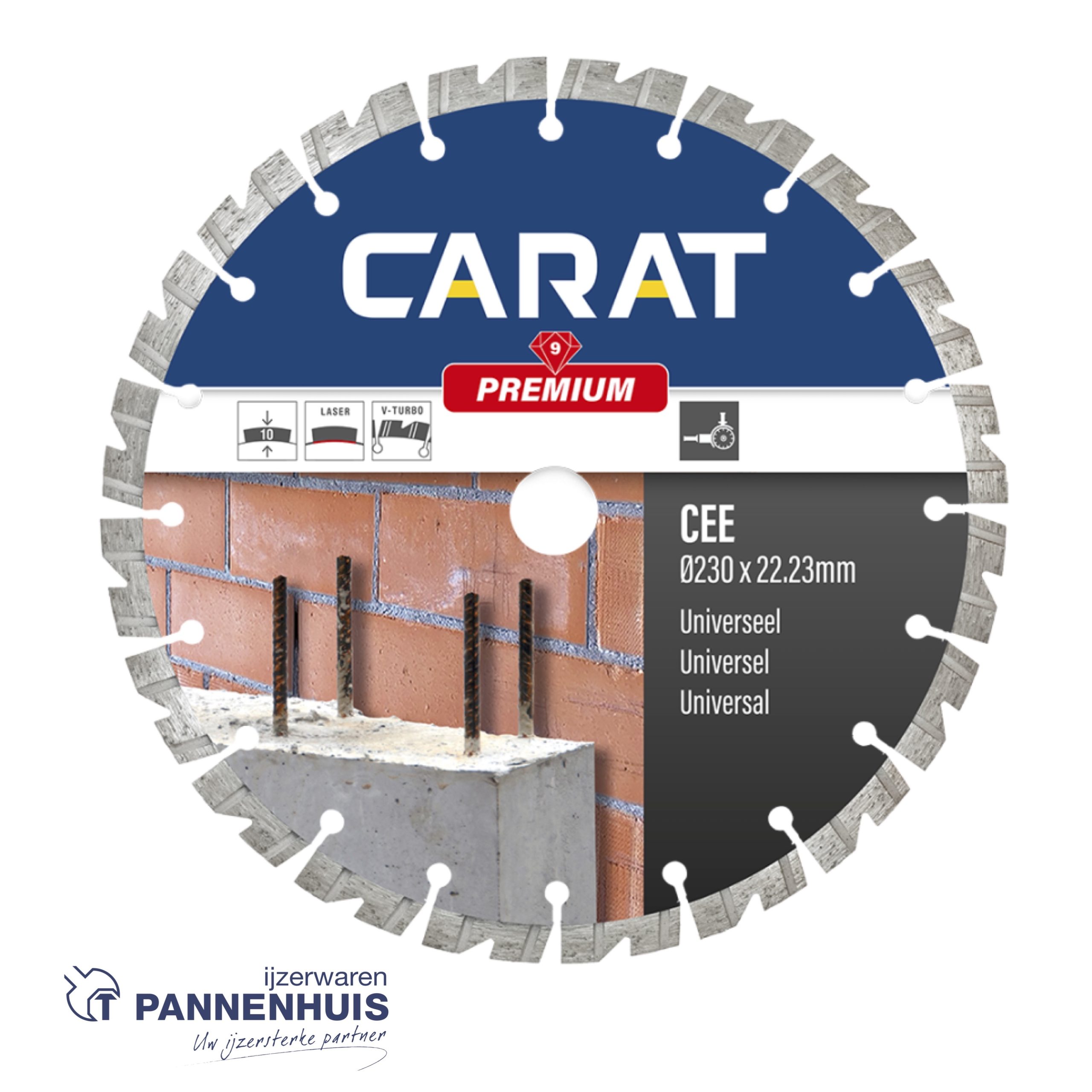 Carat CEE Premium 230x22,23 Universeel