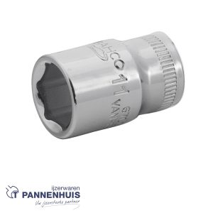 Bahco Dop 1/4″ zeskant gepolijst 11 mm