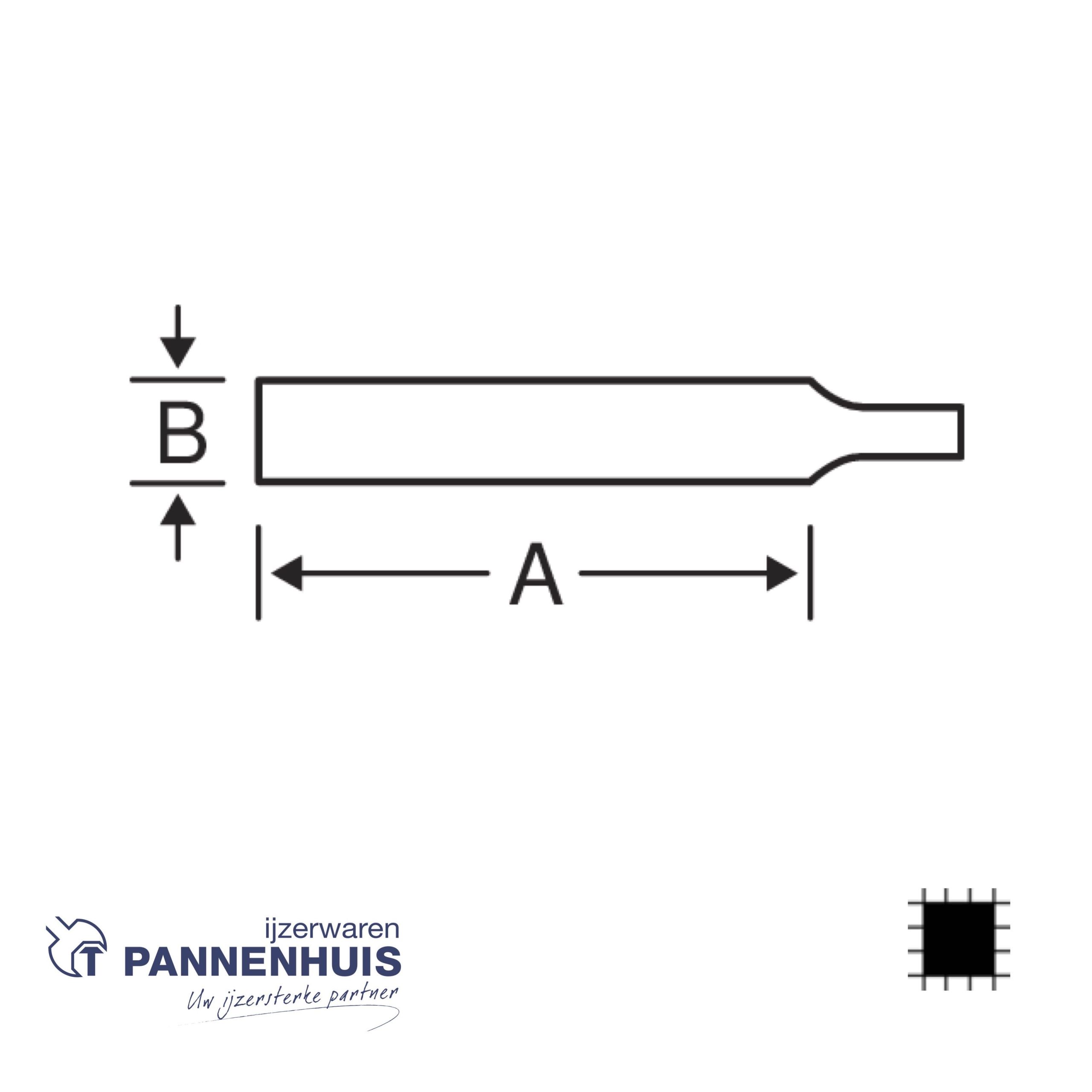 Bahco Vierkante vijl hecht basterd 10" 250 mm - Afbeelding 2
