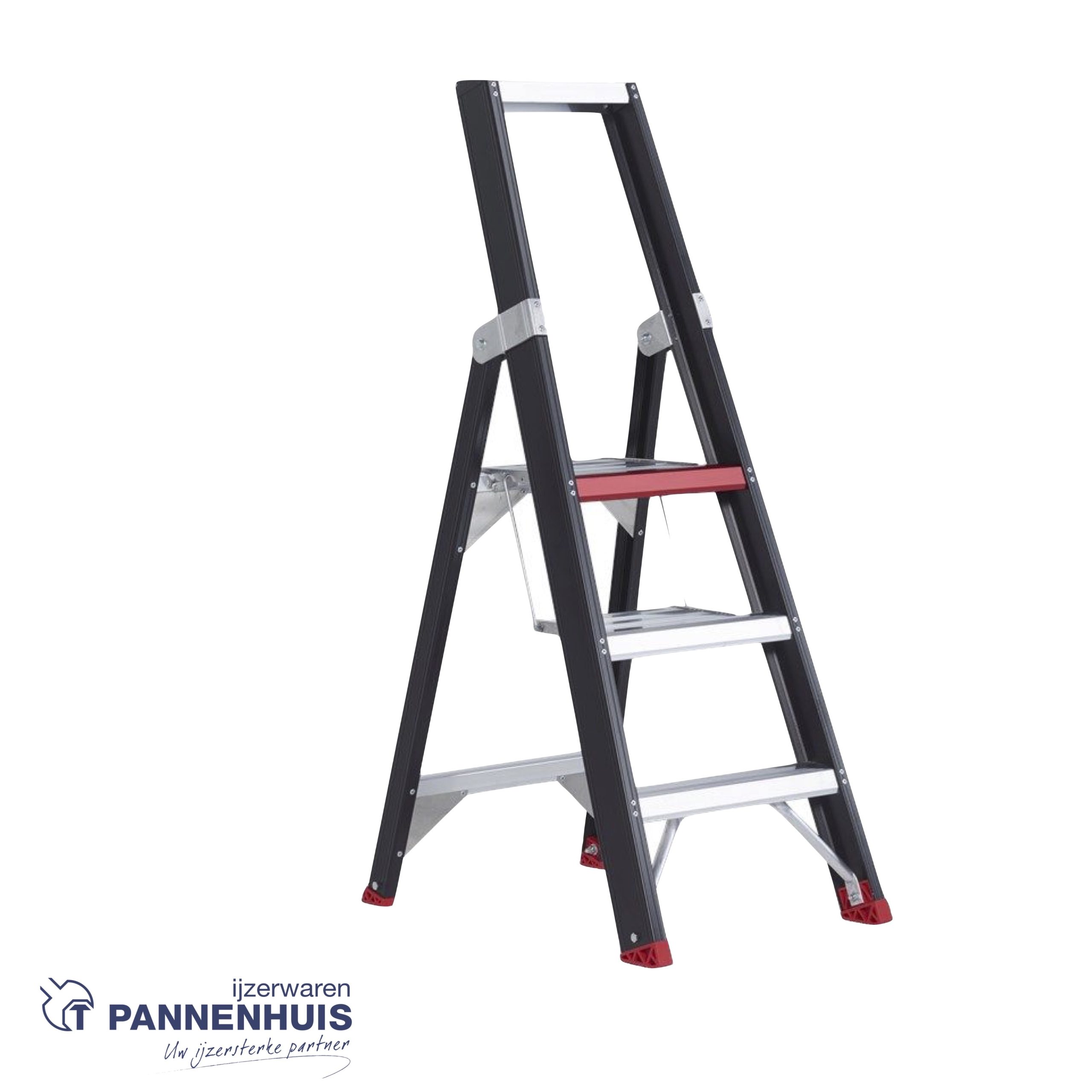 Altrex Taurus trapladder 3 treden - 70cm - 7,4kg zwart