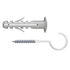 fischer Plug SB 8 K met nylon winkelhaak (blister)