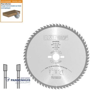CMT Afkortcirkelzaag HW 280x30x2,8 Z64 Massieve houtsoorten