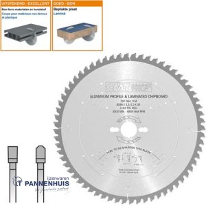 CMT Cirkelzaag HW 280x30x3,2 Z64 Aluminium, Composiet