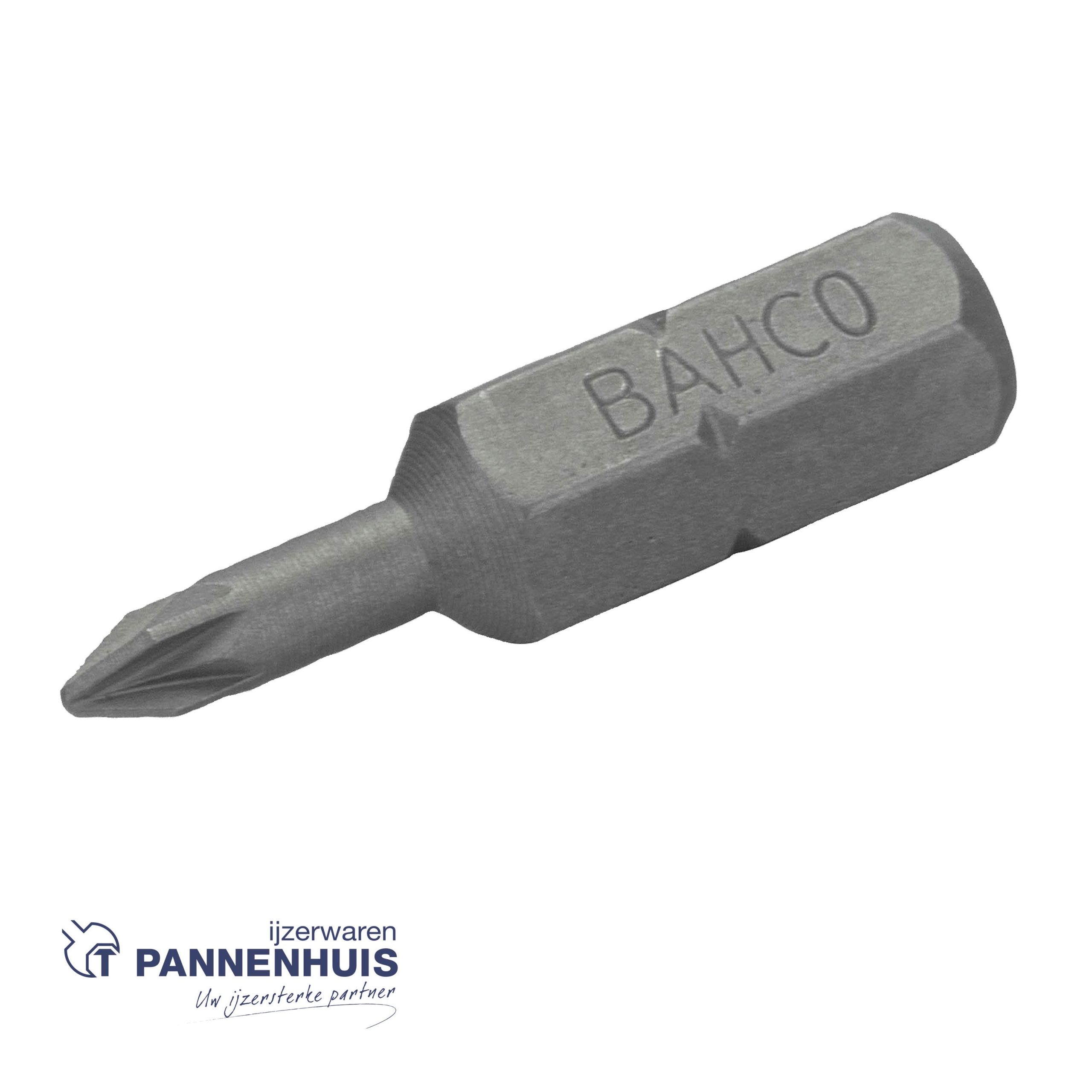 Bahco Bit 1/4" voor Pozidriv schroeven PZ1 x 25 mm
