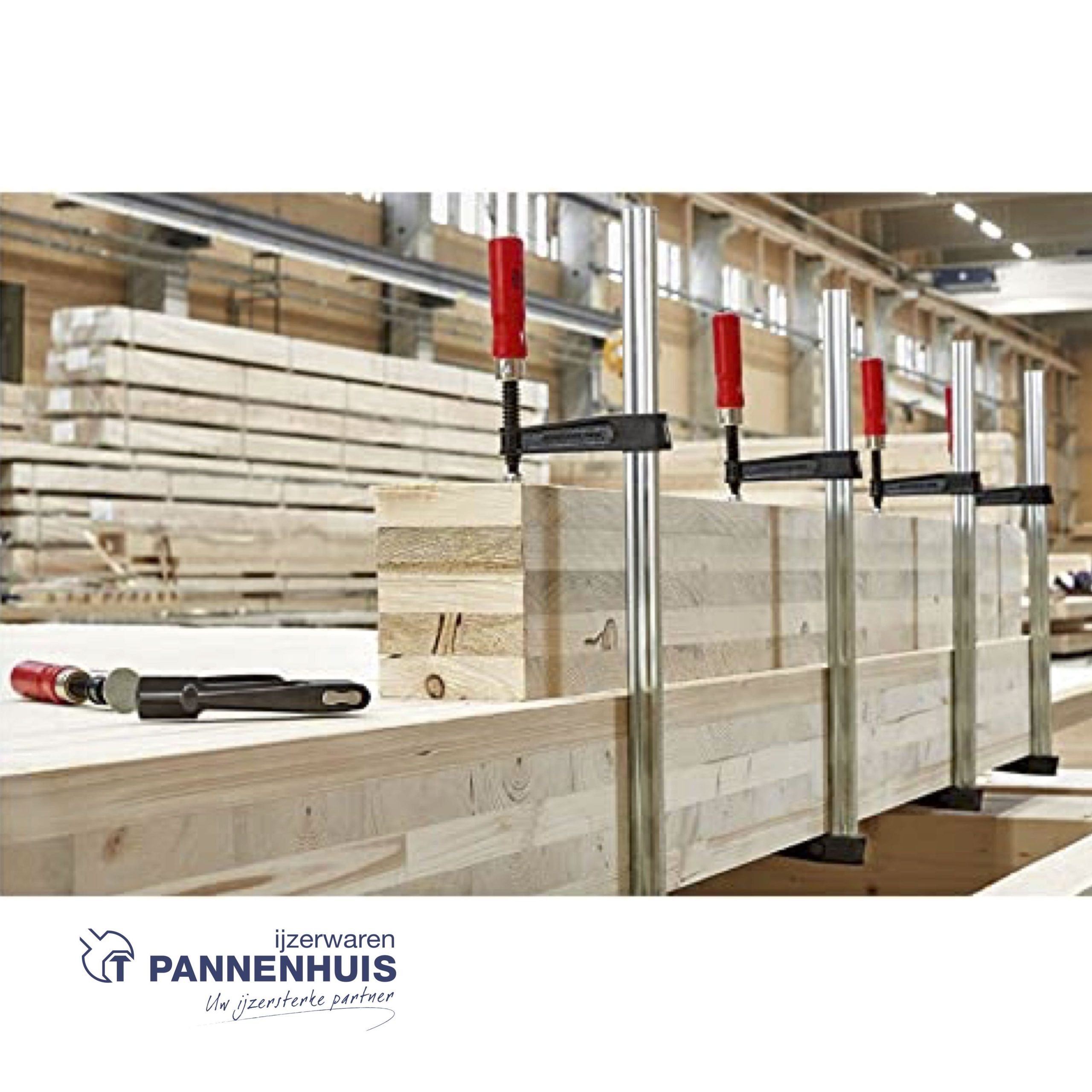 Bessey zware lijmtang gegoten beugels TKPN 120x1250mm - Afbeelding 2