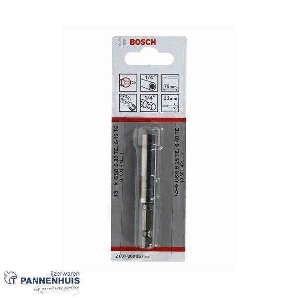 Bosch Universele bithouder 1/4" 75 x 11 mm - Afbeelding 2