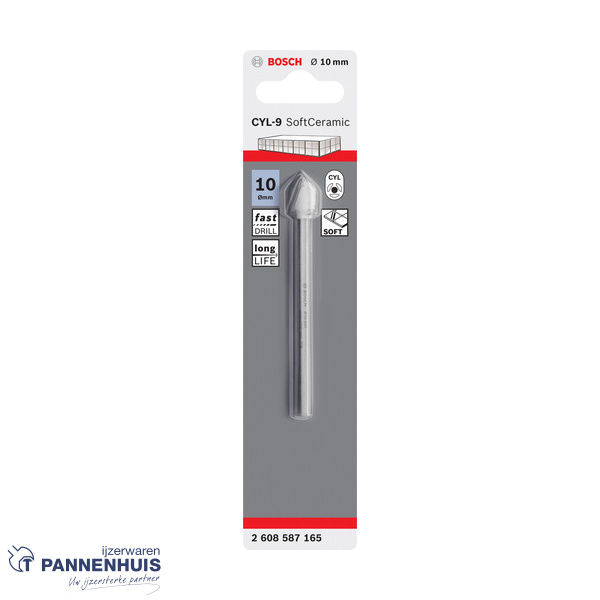 Bosch Tegelboor CYL-9 SoftCeramic, 10 x 90 mm - Afbeelding 2