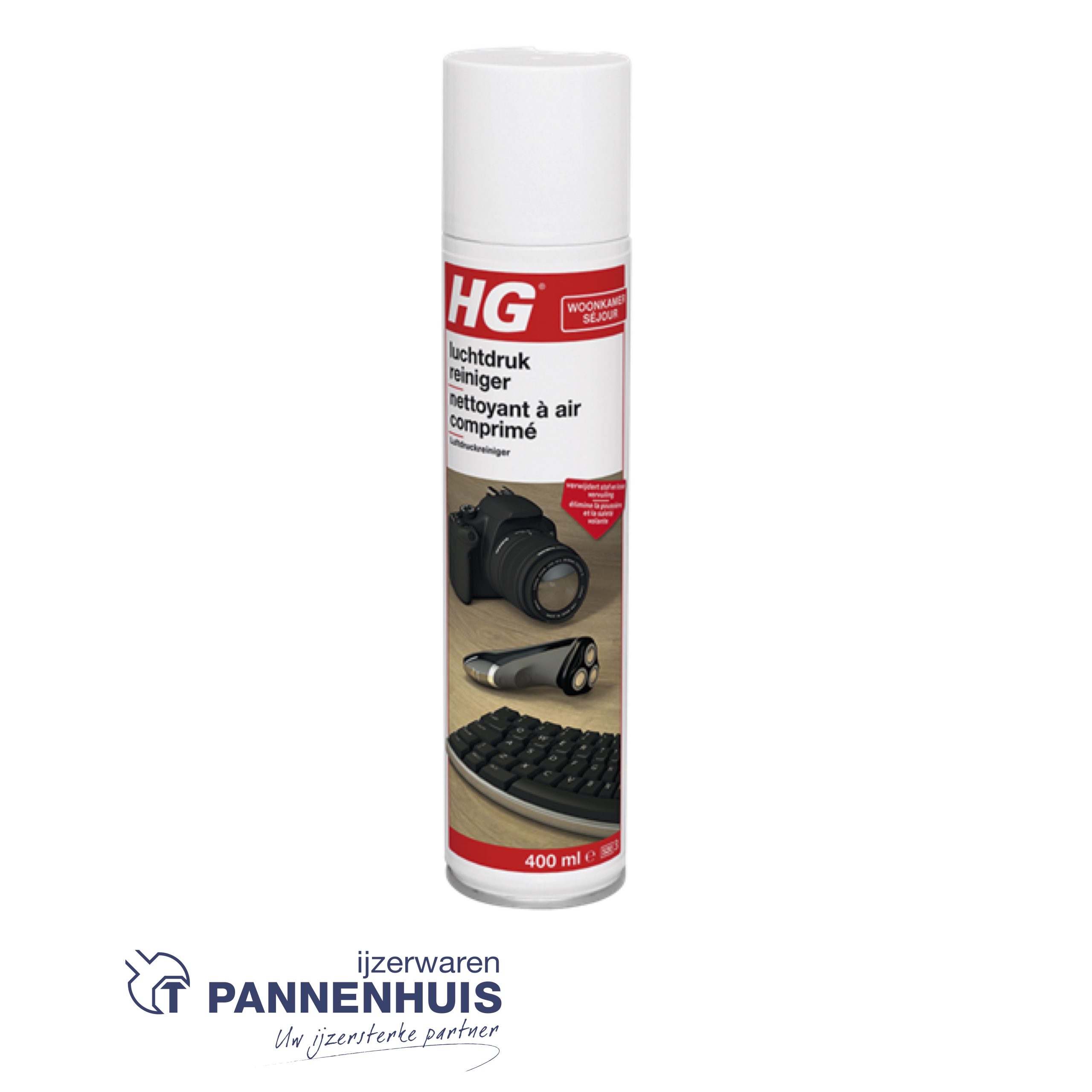 HG luchtdrukreiniger 400 ml
