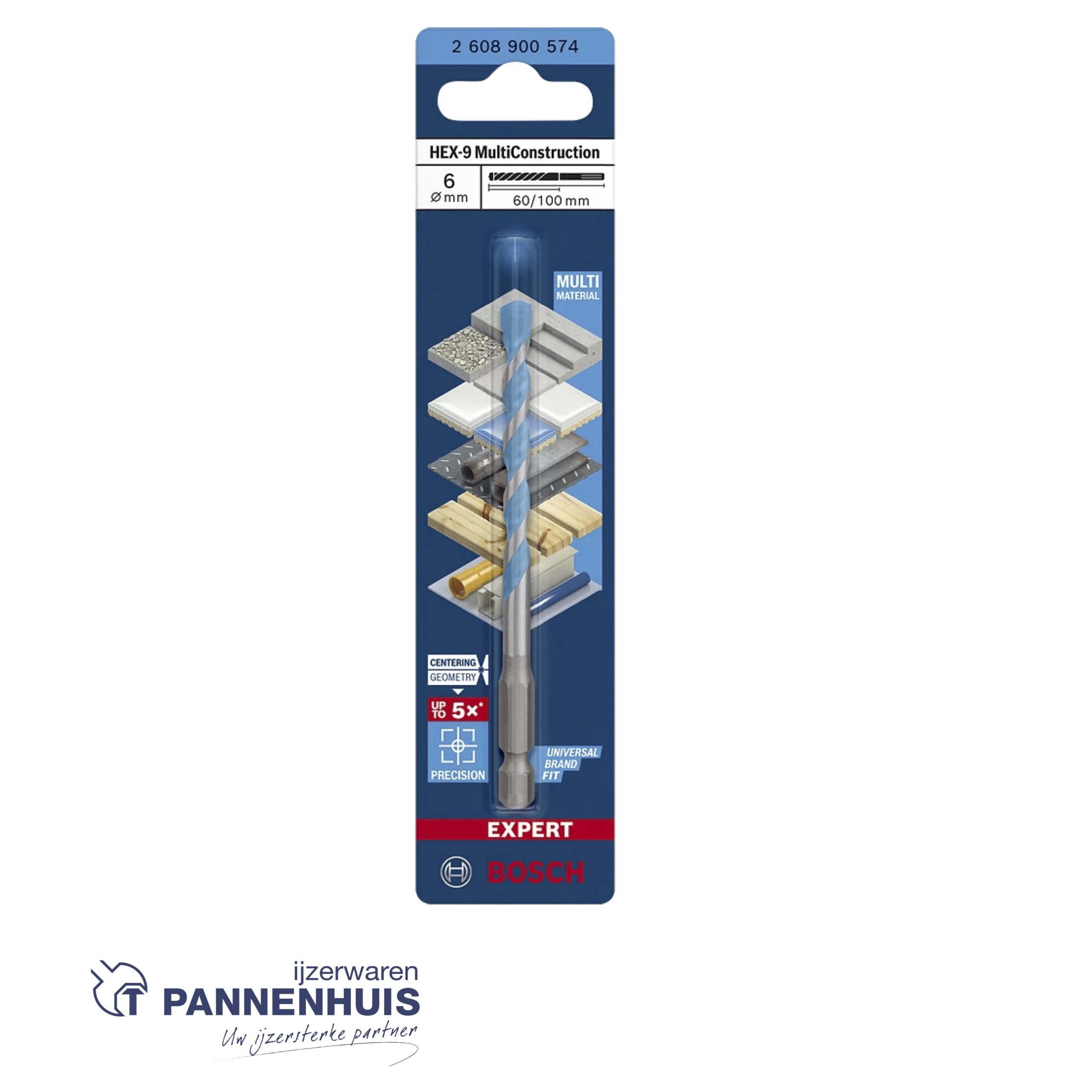 Bosch Boor HEX-9 MultiConstruction 6x60x100 - Afbeelding 2