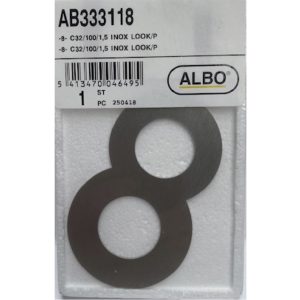 eSafe -8- cijfer inox look E32/100/1,5