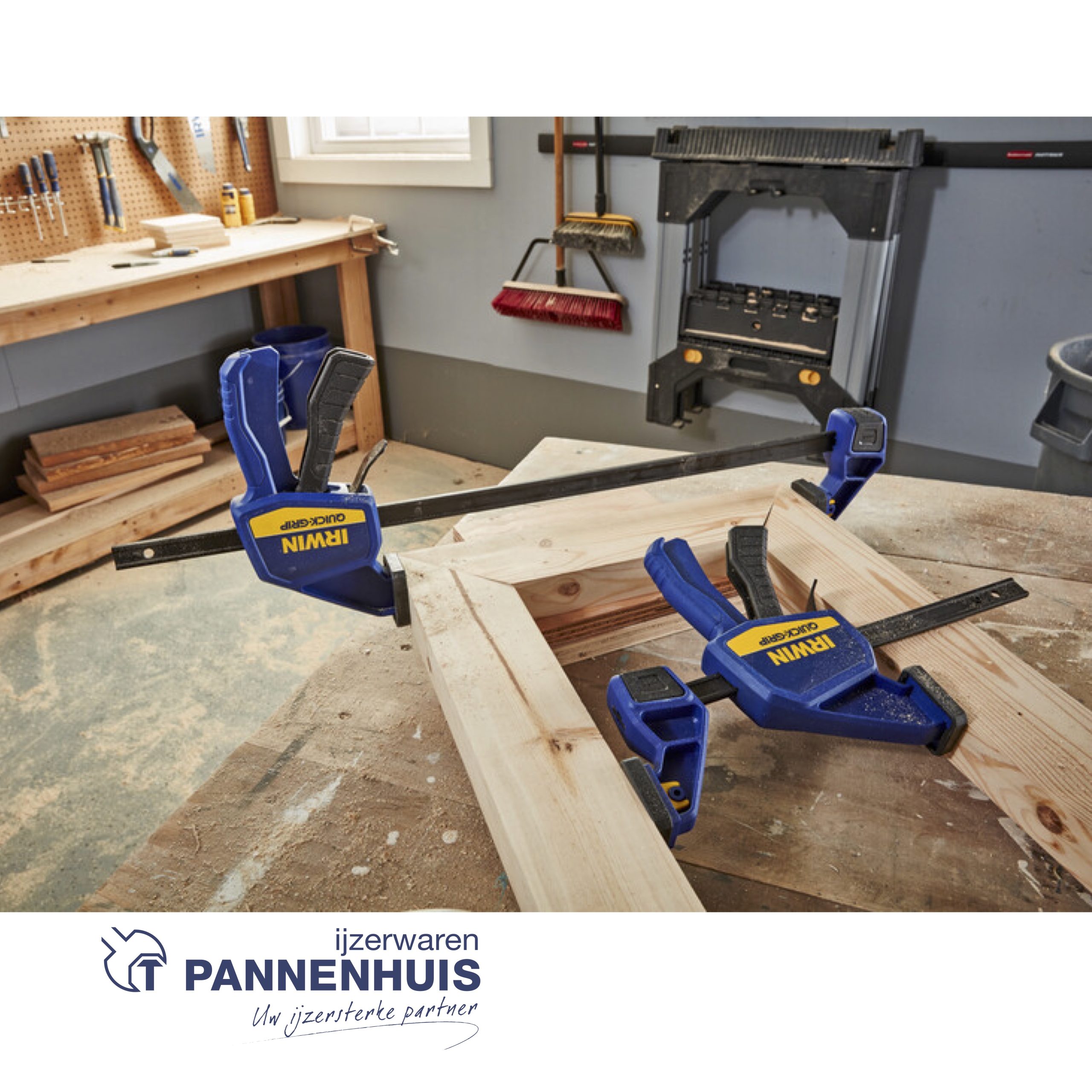 IRWIN 150 mm (6") Medium-Duty eenhandslijmtang/spreider - Afbeelding 3