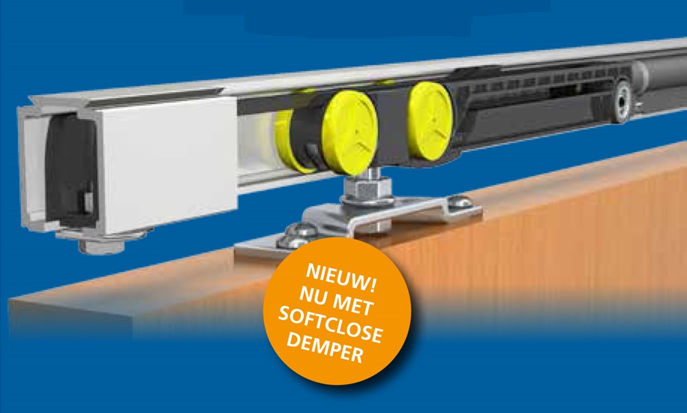 Ivana schuifdeurbeslag 195 cm- 80KG-16-ultralux EVO80