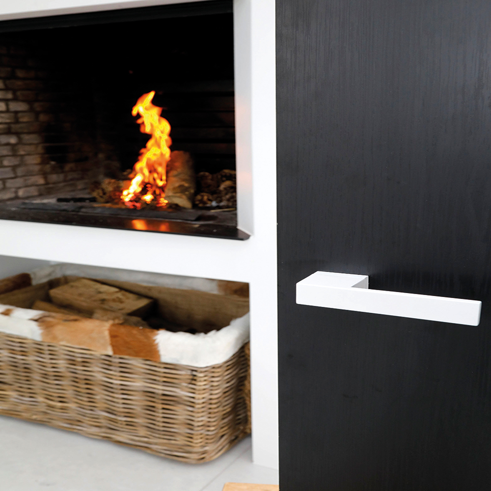 Deurkruk Pro X-TREME WIT STRUCTUUR R+WC - Afbeelding 2