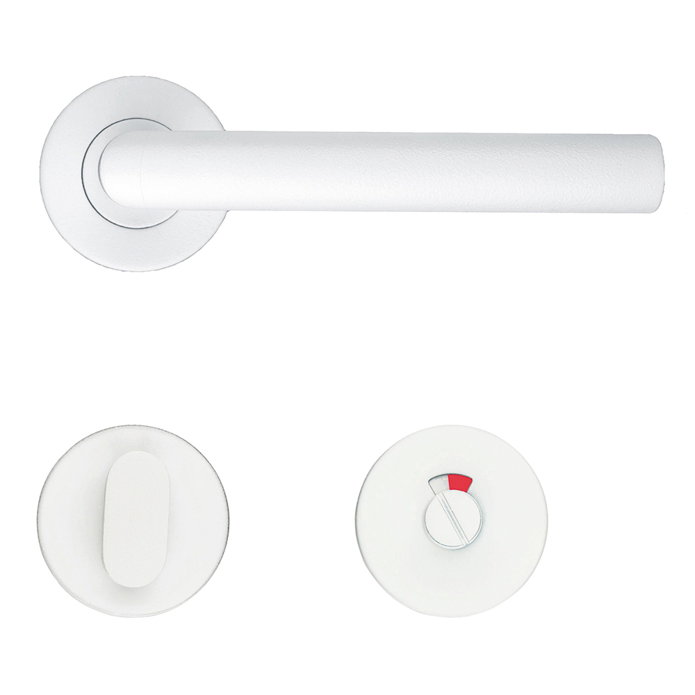 Deurkruk Pro I SHAPE 19MM WIT STRUCTUUR R+WC