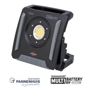 Brennenstuhl Multi batterij LED-bouwlamp 4000 MA, 4500 lm, IP65