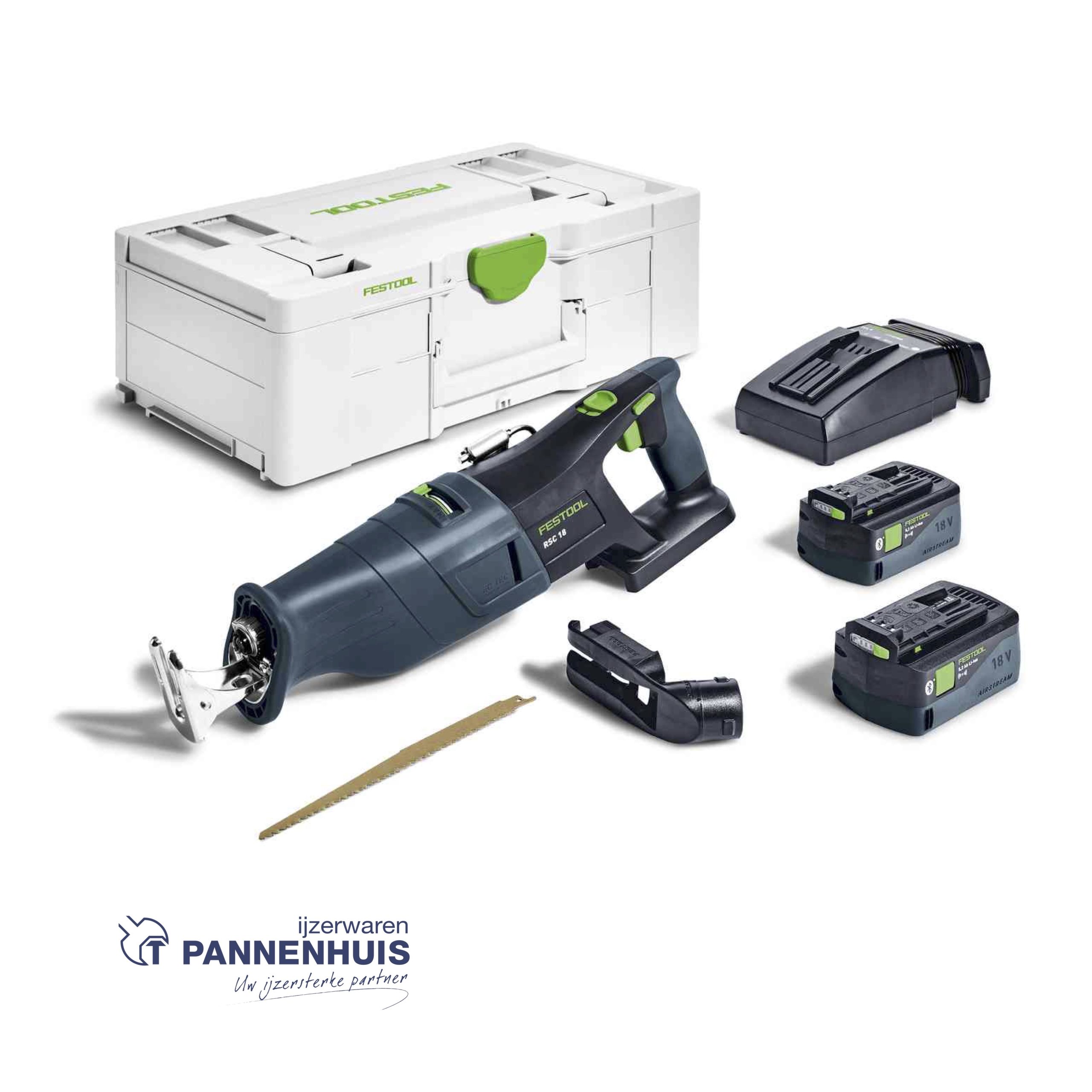 Festool Accu reciprozaag RSC 18 5,0 EB-Plus