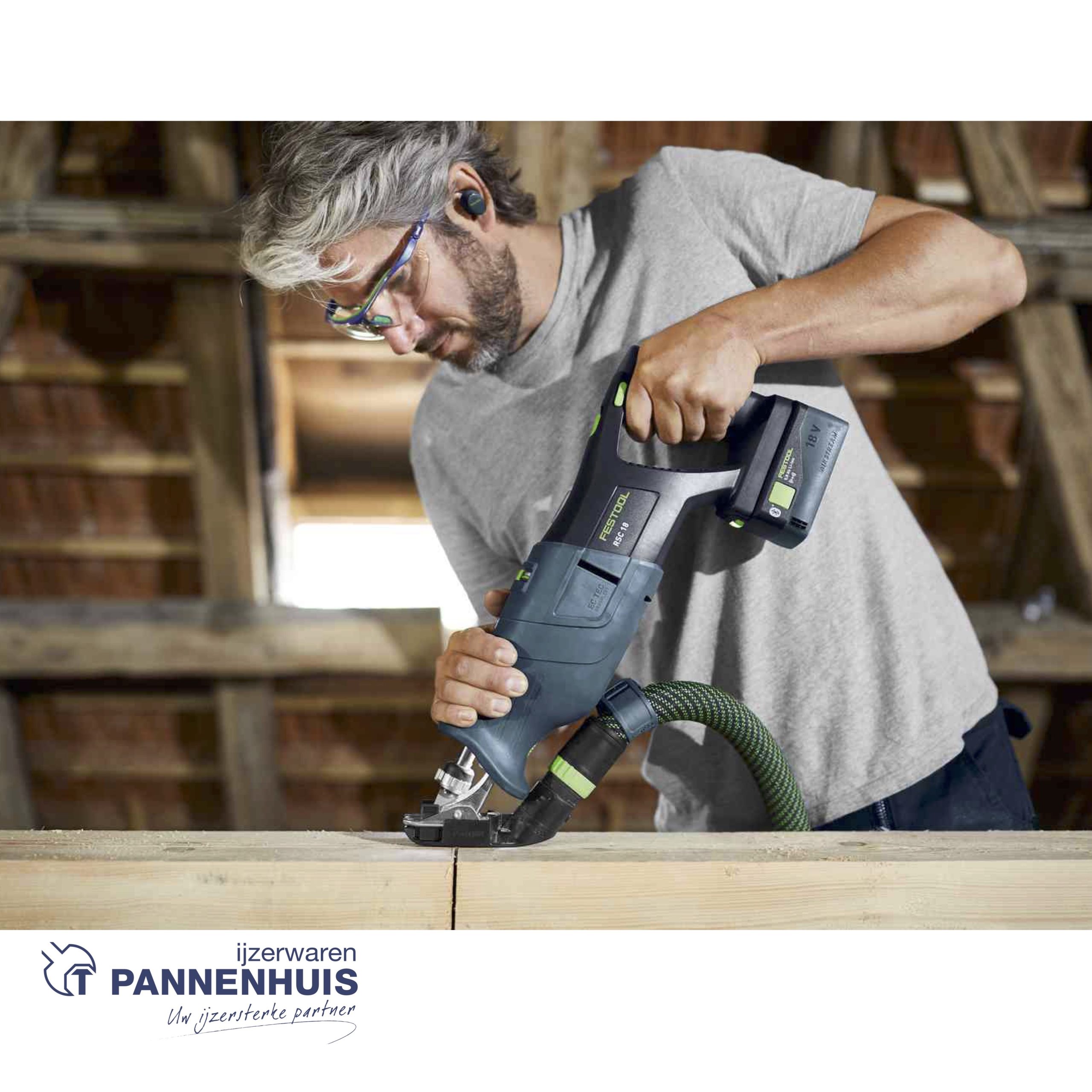 Festool Accu reciprozaag RSC 18 5,0 EB-Plus - Afbeelding 4