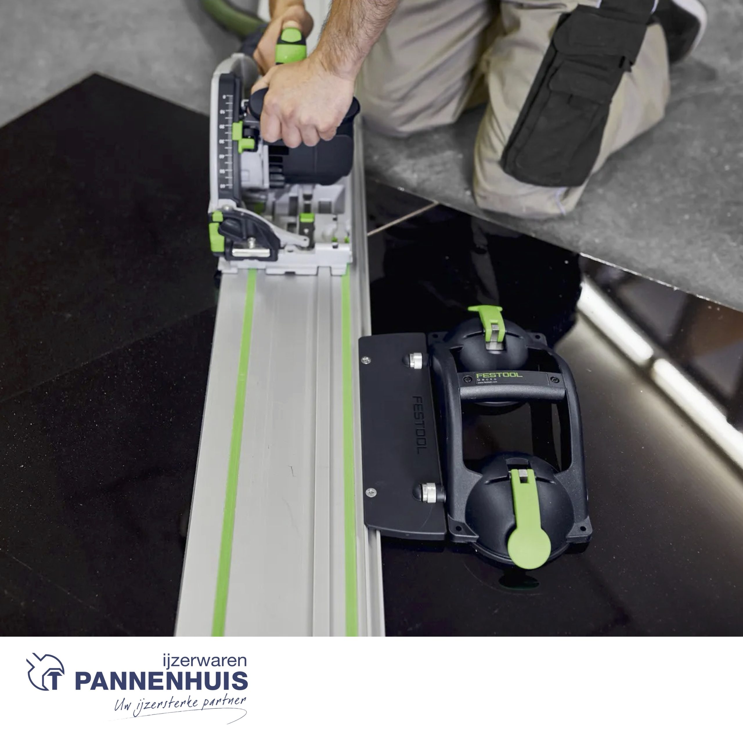 Festool Dubbele-zuignaphefboom GECKO DOSH-Set - Afbeelding 3