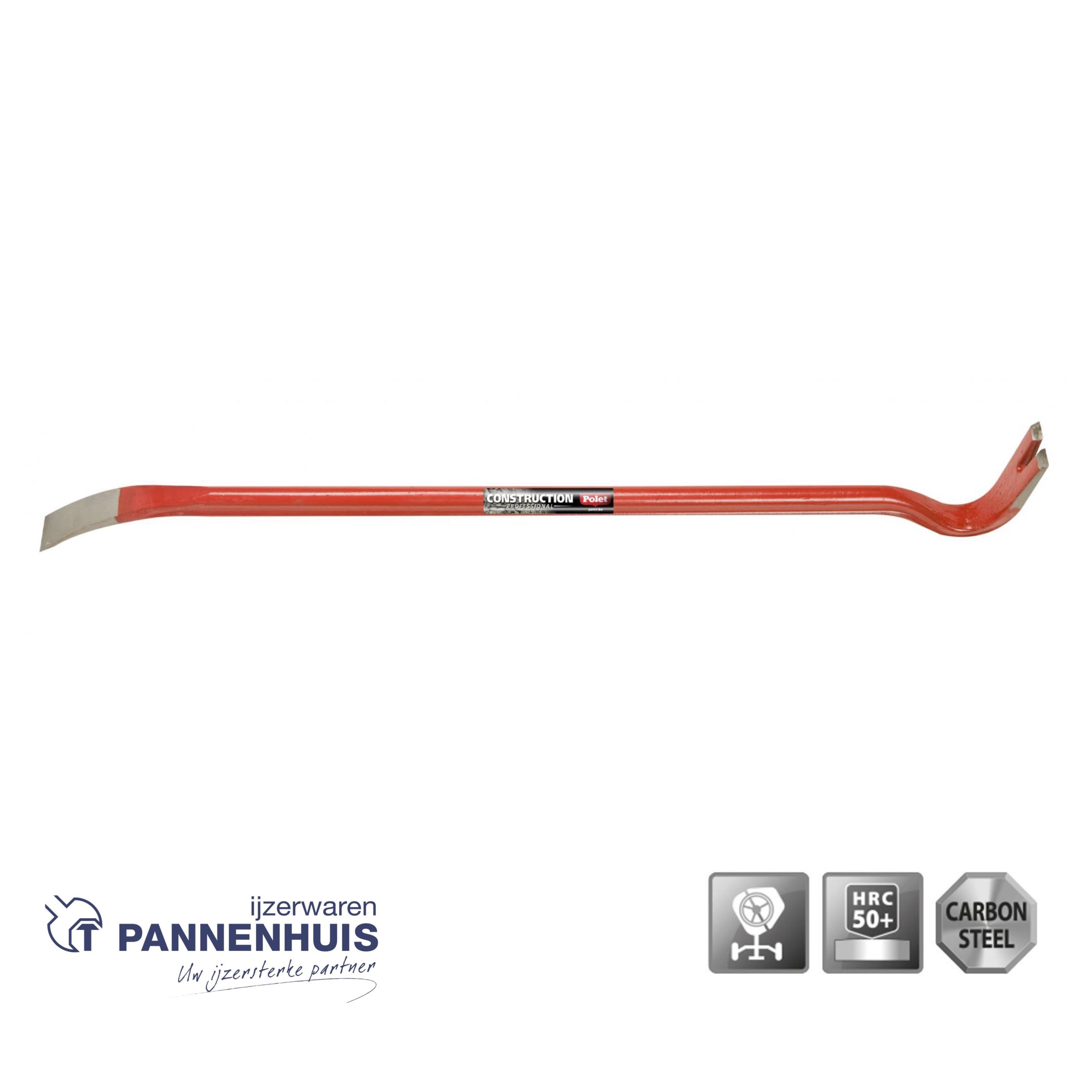 Polet Koevoet ovaal 760X30X17 mm beitel en spijkerklauw