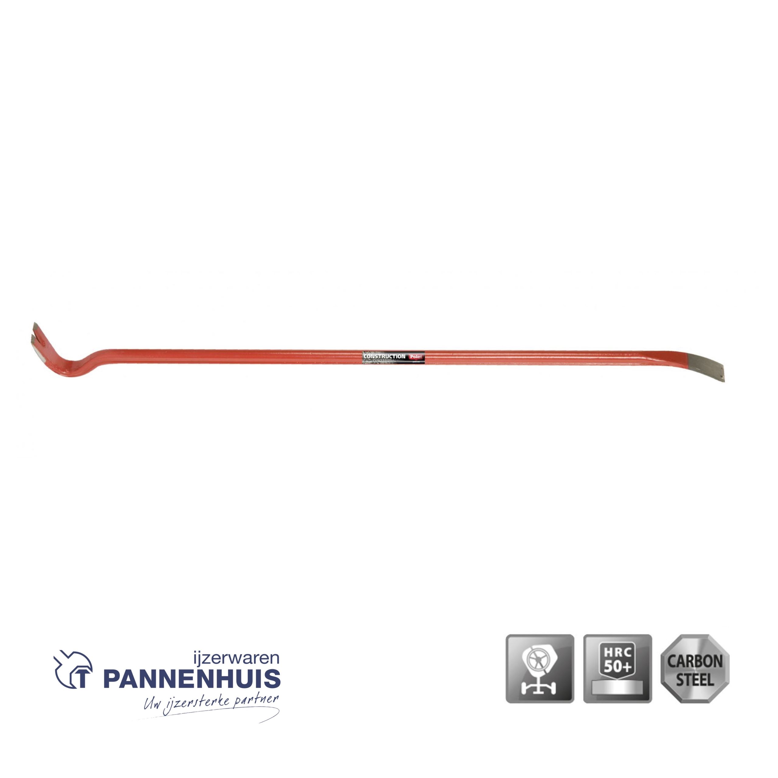 Polet Koevoet ovaal 1100X30X17 mm beitel en spijkerklauw