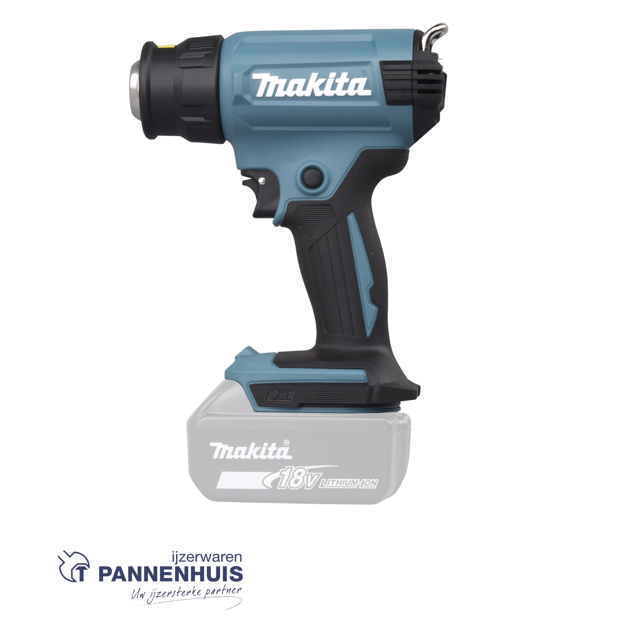 Makita DHG180ZJ Heteluchtpistool 18 V + extra accessoires in Makpac (zonder accu noch lader). - Afbeelding 2
