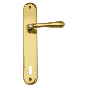 Deurkruk Pro GRETA Koper plaat + Key 110mm