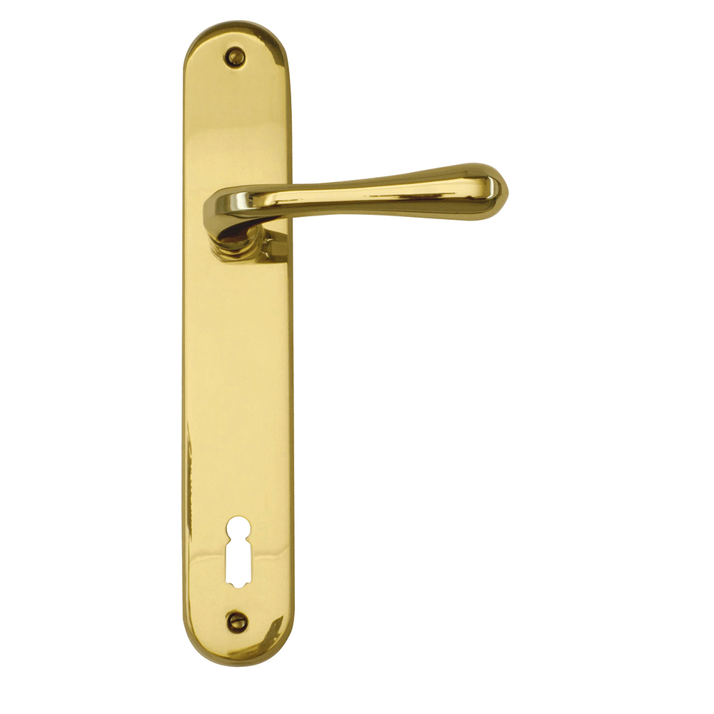 Deurkruk Pro GRETA Koper plaat + Key 110mm